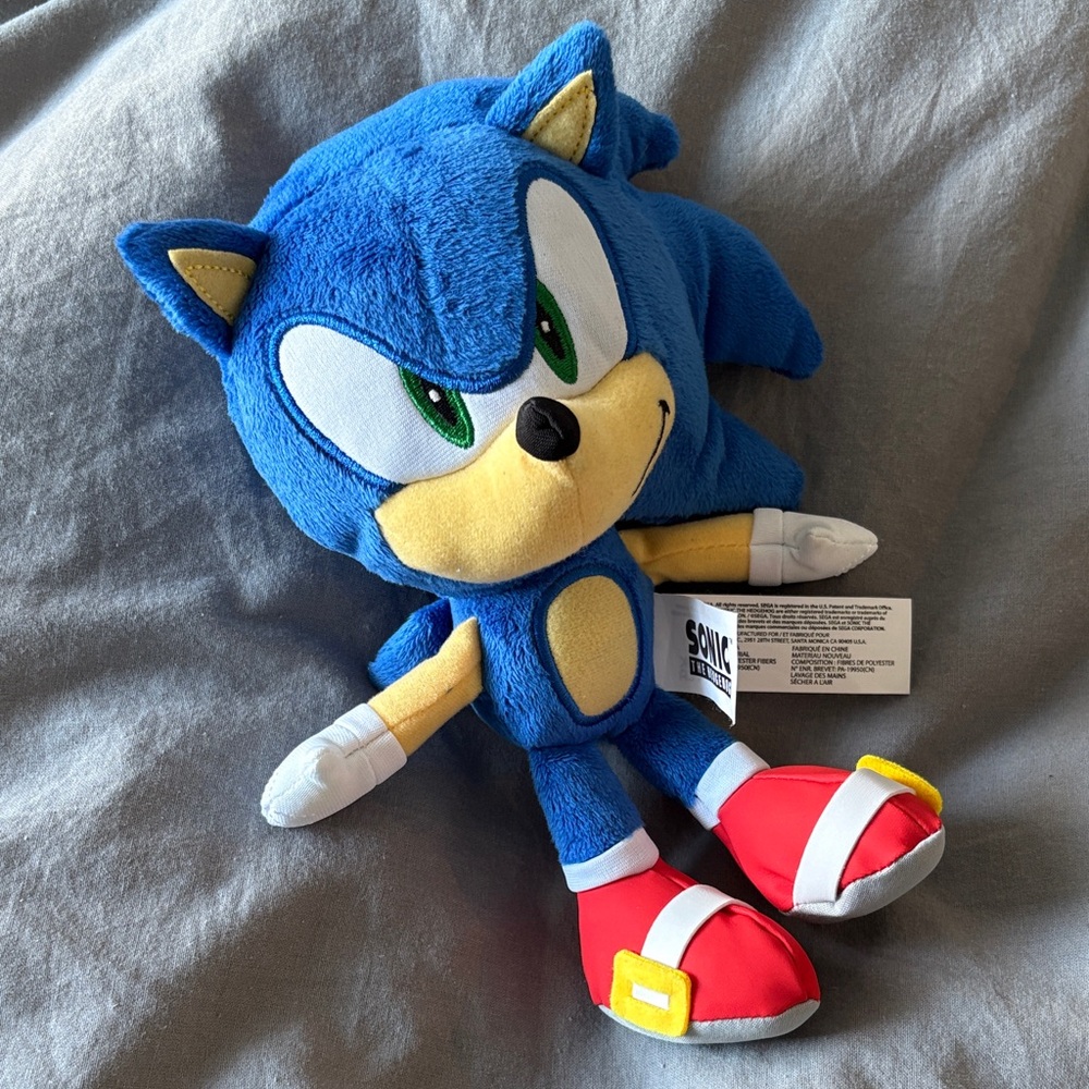 Sonic the Hedgehog Plush Toy like New Condition